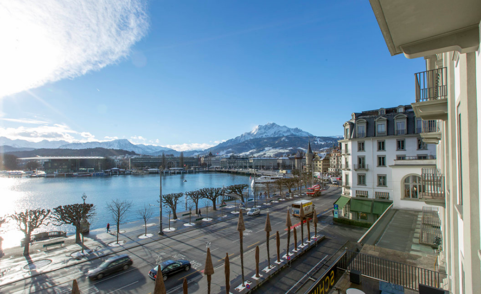 Photo of Hotel Schweizerhof Luzern with top-class restaurants unforgettable wedding location in Luzern