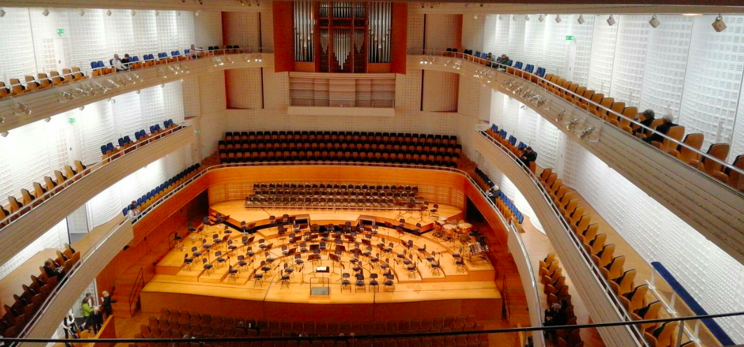 Photo of KKL Luzern Hall inside best venues for wedding ceremony in Luzern