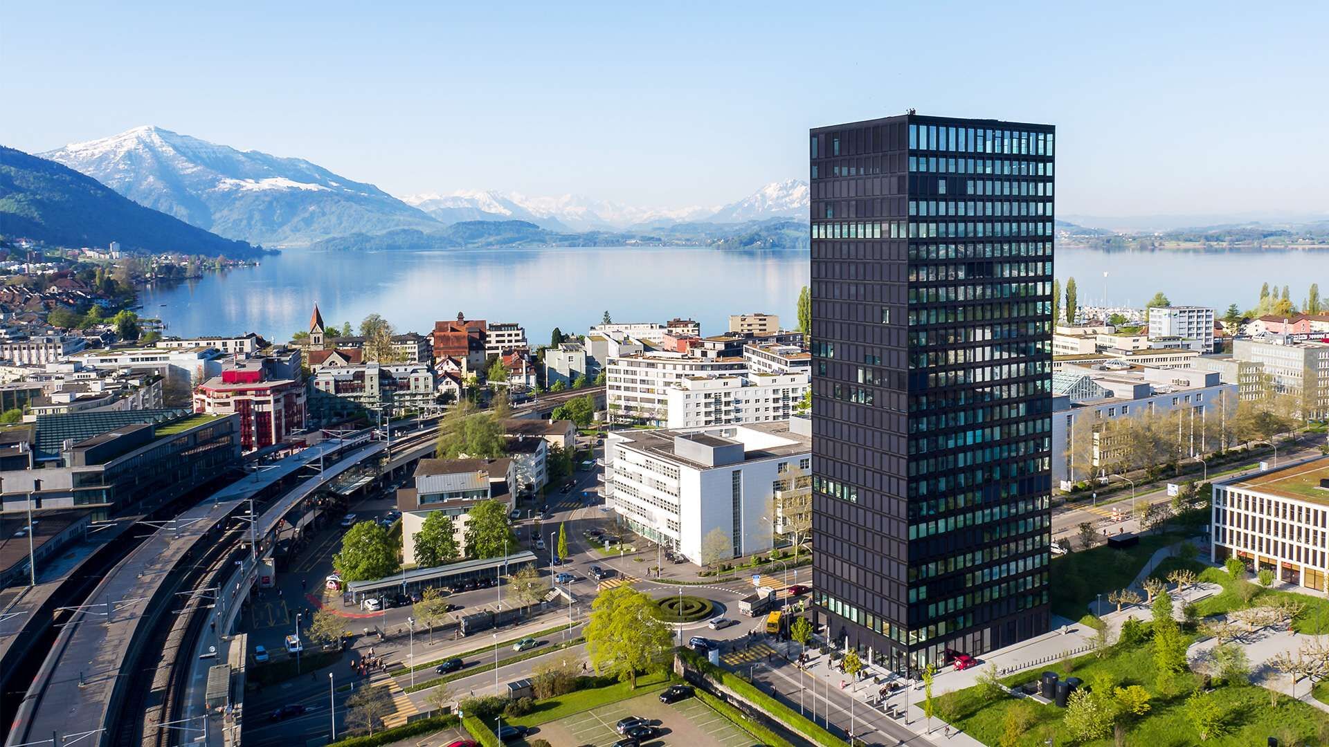 Park Tower Zug by Le Bijou overlooking the Lake Zug