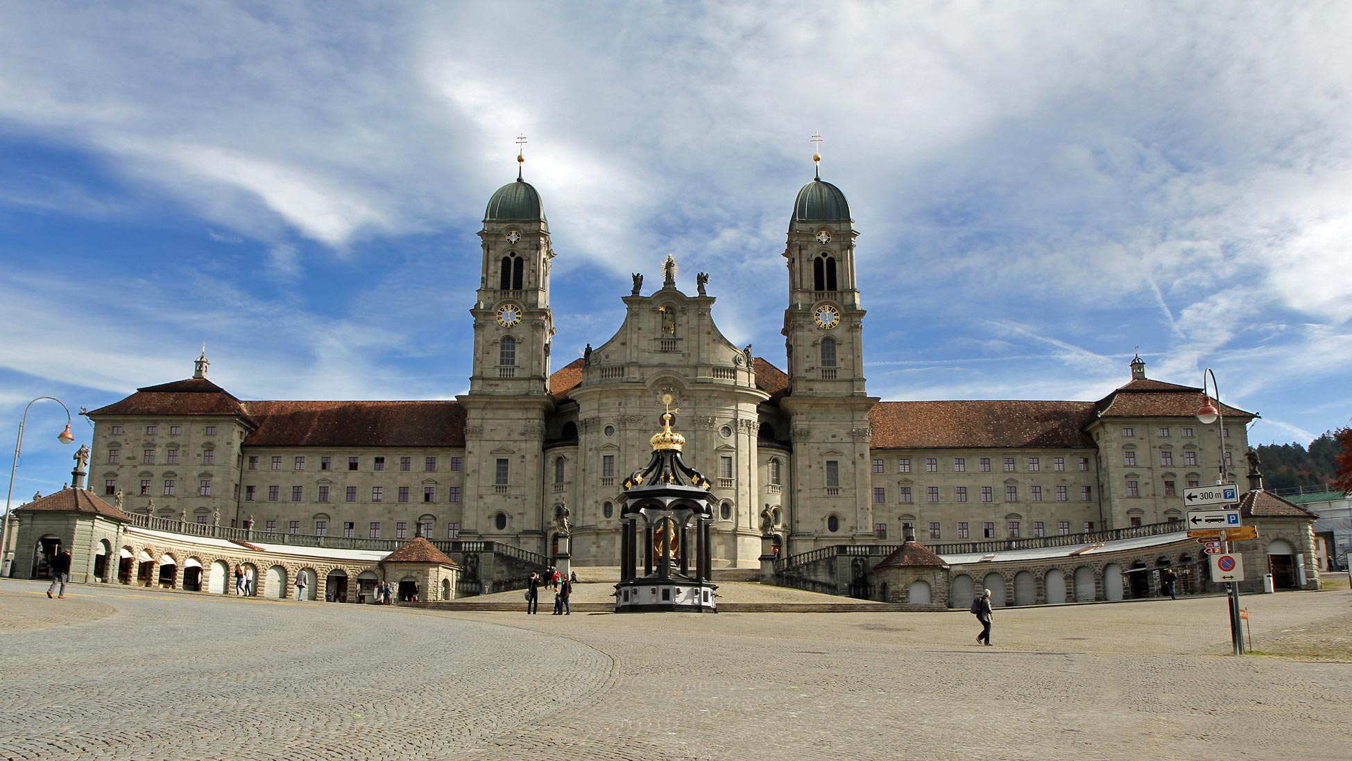 Einsiedeln famous for its resort area for Hoch Ybrig