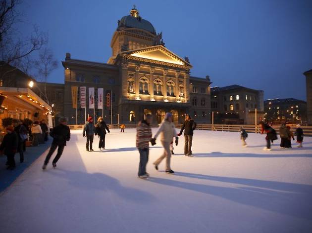 Ice skating